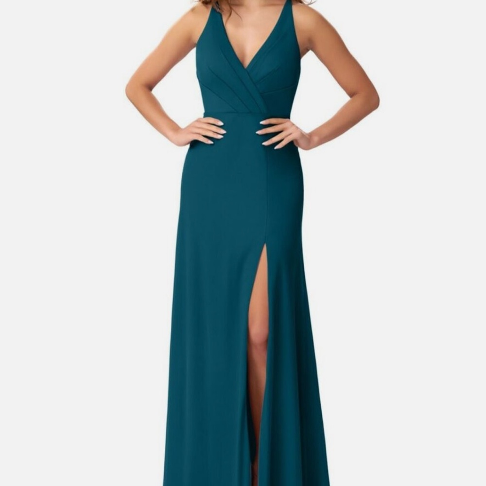 Azazie Skye ink blue bridesmaid dress NWT